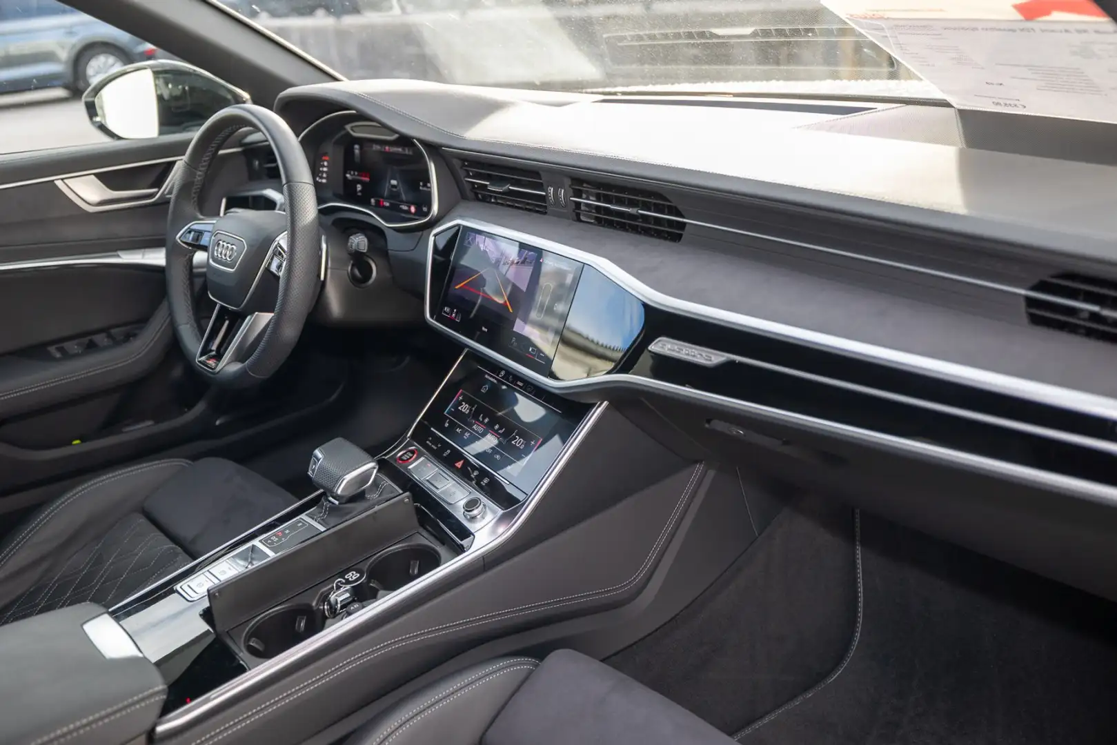 Audi S6 Avant TDI qu. tiptr.(Matrix,AHK,Pano,BO,Luftfw Blanc - 2