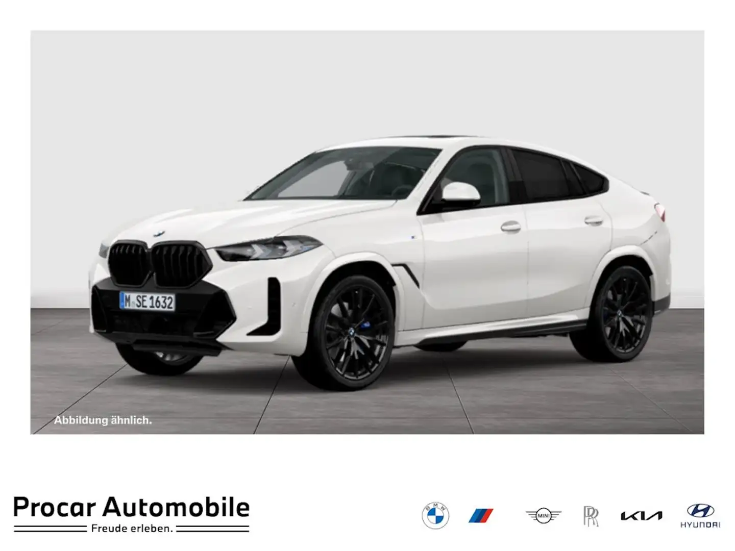 BMW X6 xDrive40d M Sport HUD PANO ACC AHK RFK NAVI Weiß - 1