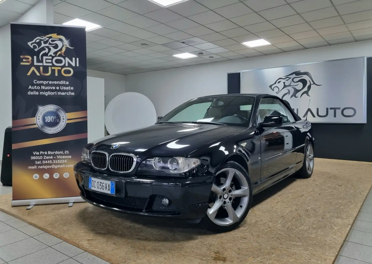 BMW 320 320Cd cat Cabrio Nero - 1
