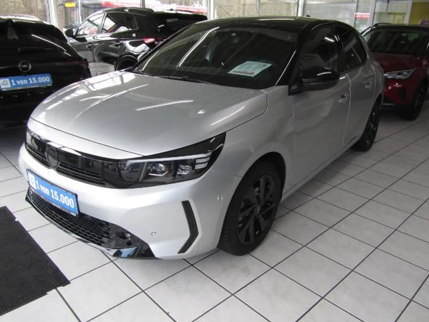 Opel Corsa F 1.2 Turbo GS Neues M. +Navi+Intelli Lux Argent - 1