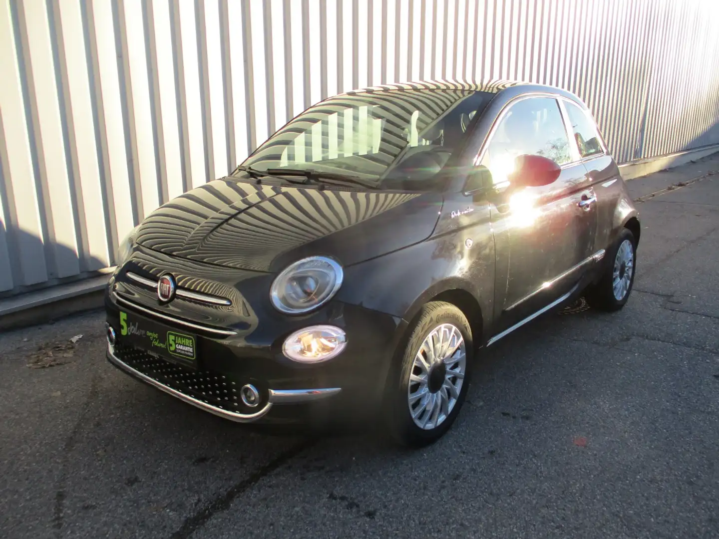 Fiat 500 FireFly Hybrid 70 Dolcevita Pano+KlimaA+LM Schwarz - 2