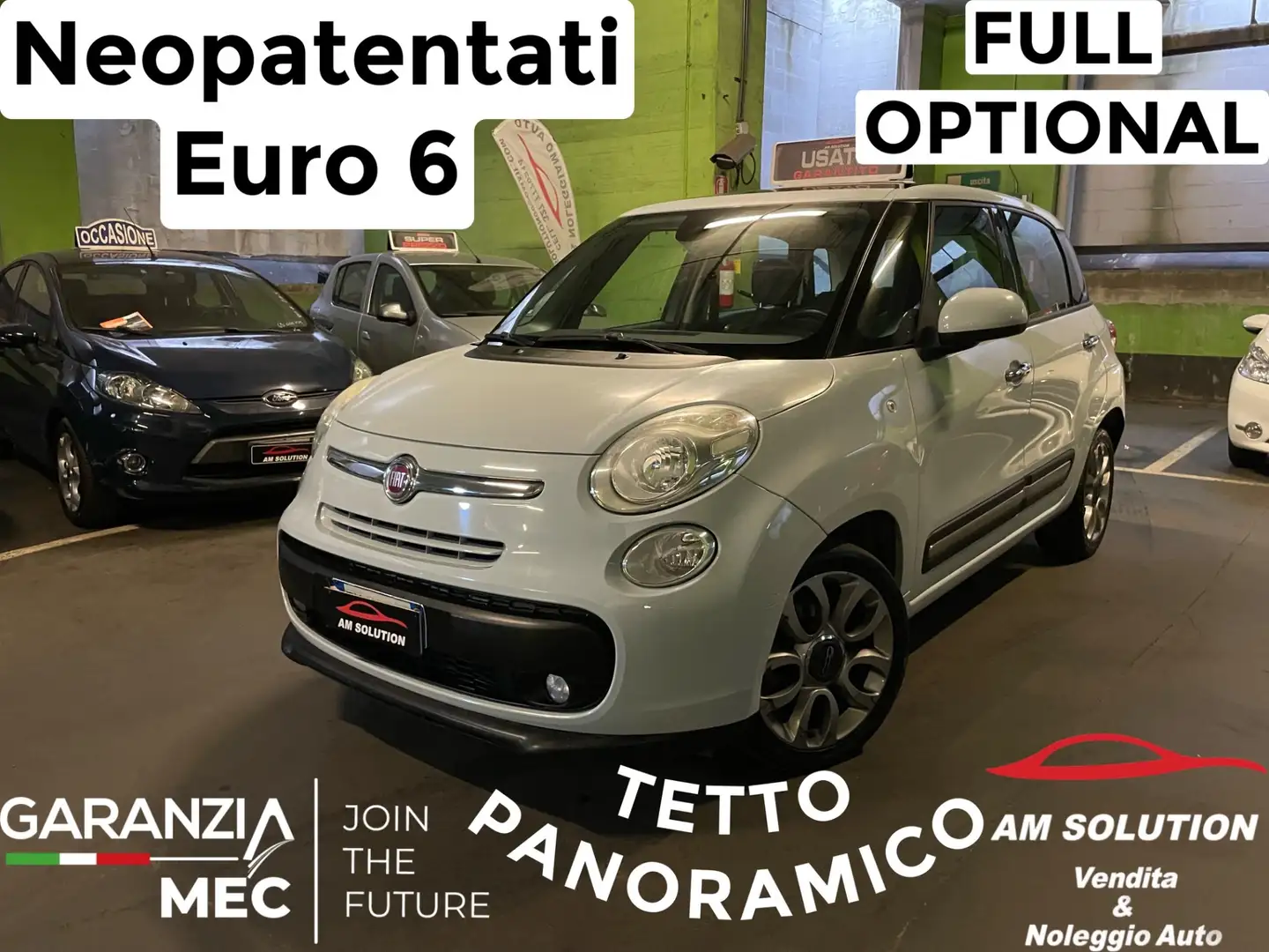 Fiat 500L 1.4 Neopatentati Euro 6 *Tetto Panoramico* Blu/Azzurro - 1