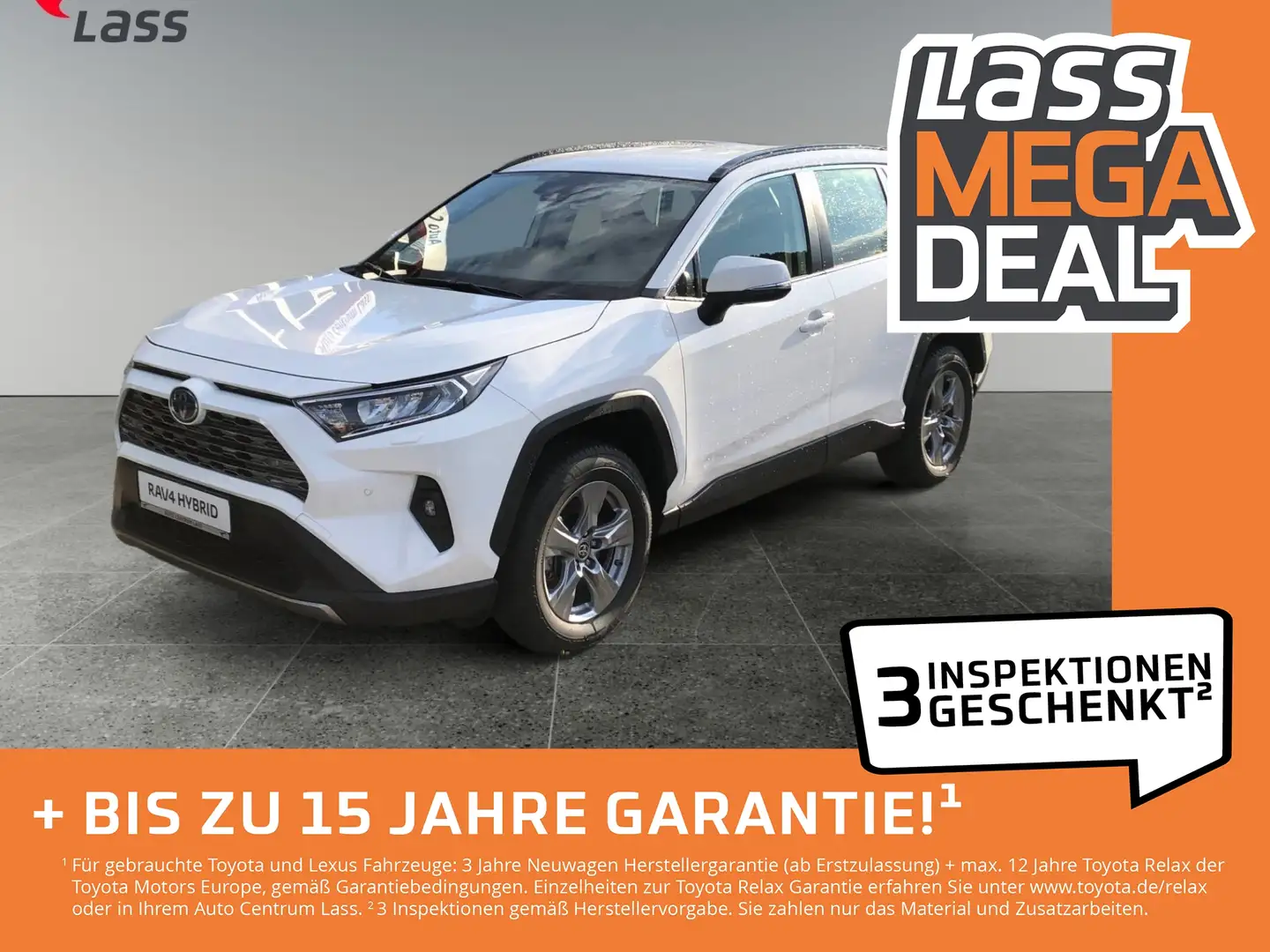 Toyota RAV 4 RAV4 2.5 Business Edition +Allwetter+EPH+Navi Weiß - 1