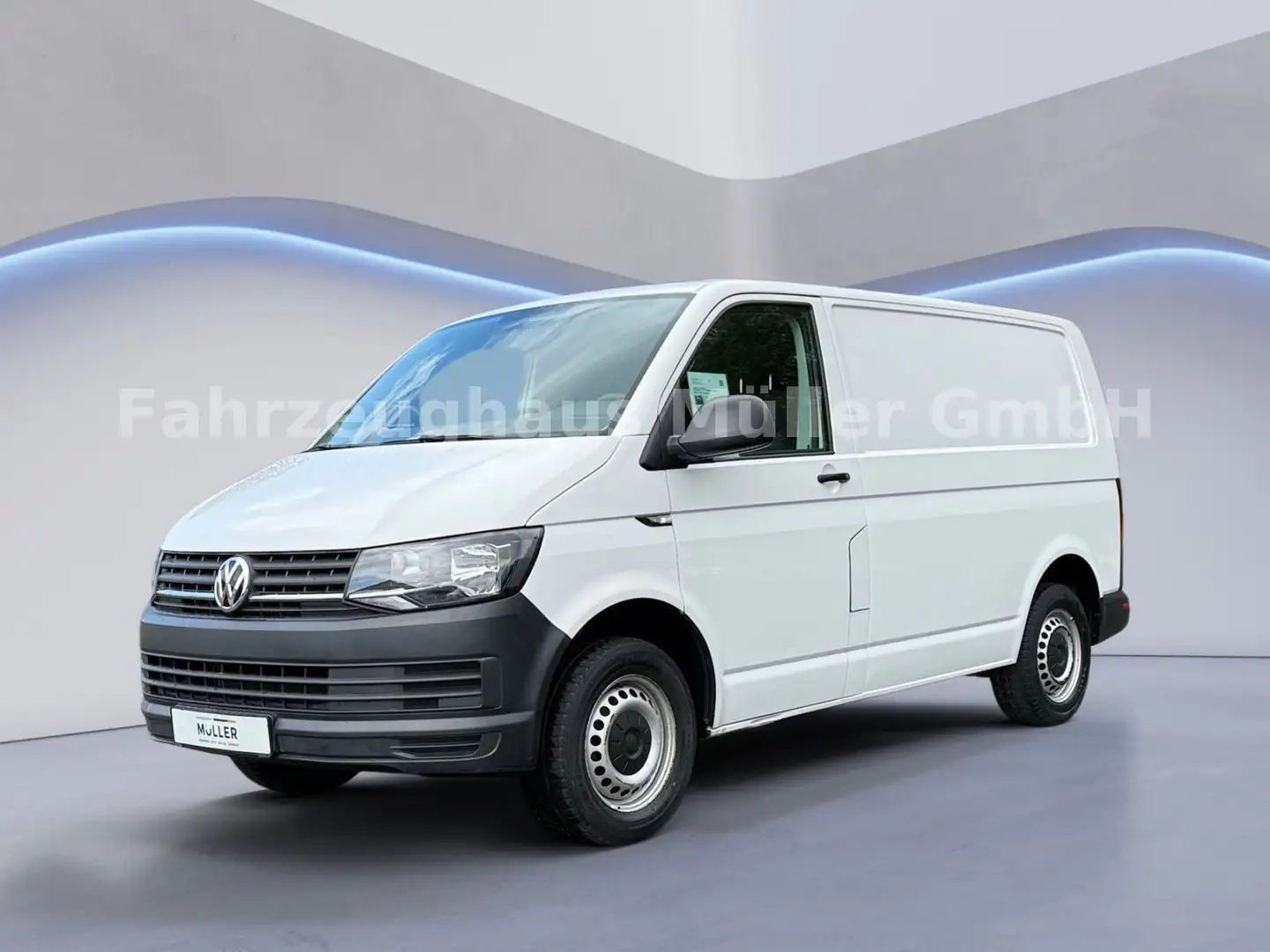 Volkswagen T6 Transporter Kasten 62kW+Klima+Freisprech Blanc - 1