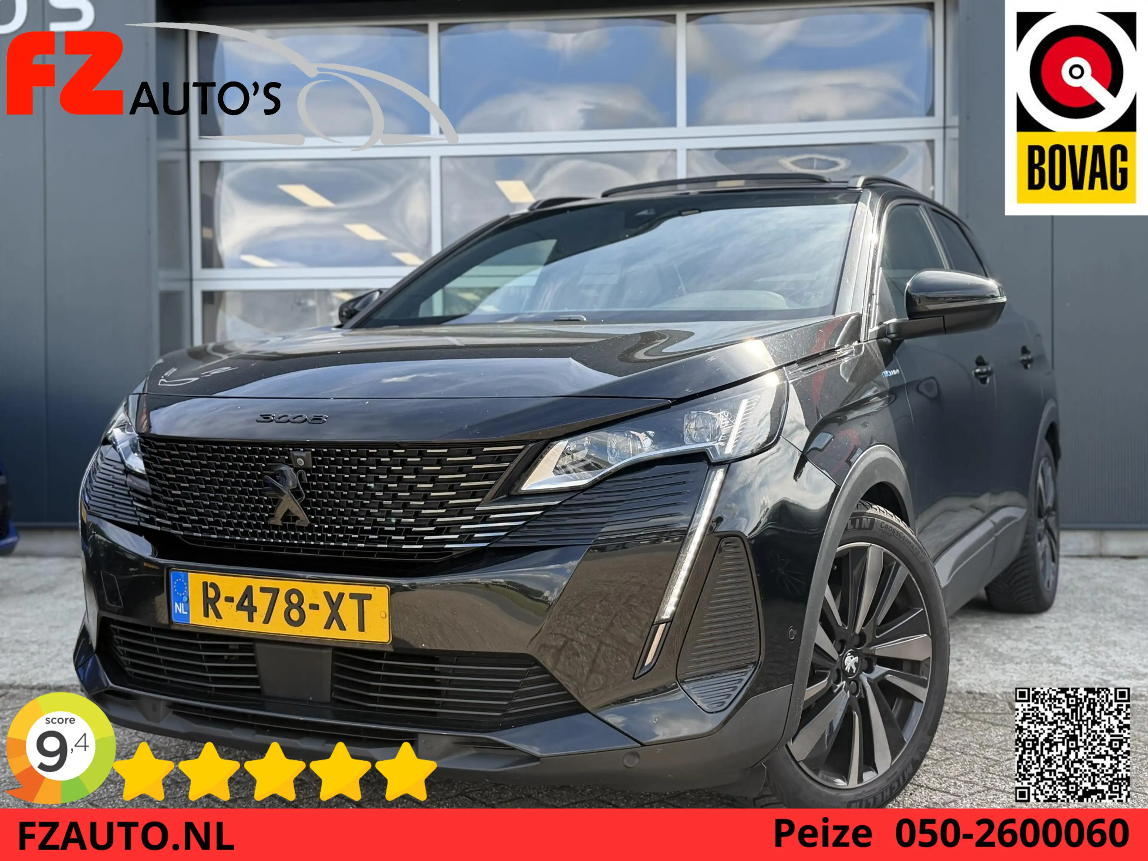 Peugeot 3008 1.6 HYbrid4 300 Blue Lease GT Automaat - Navigatie