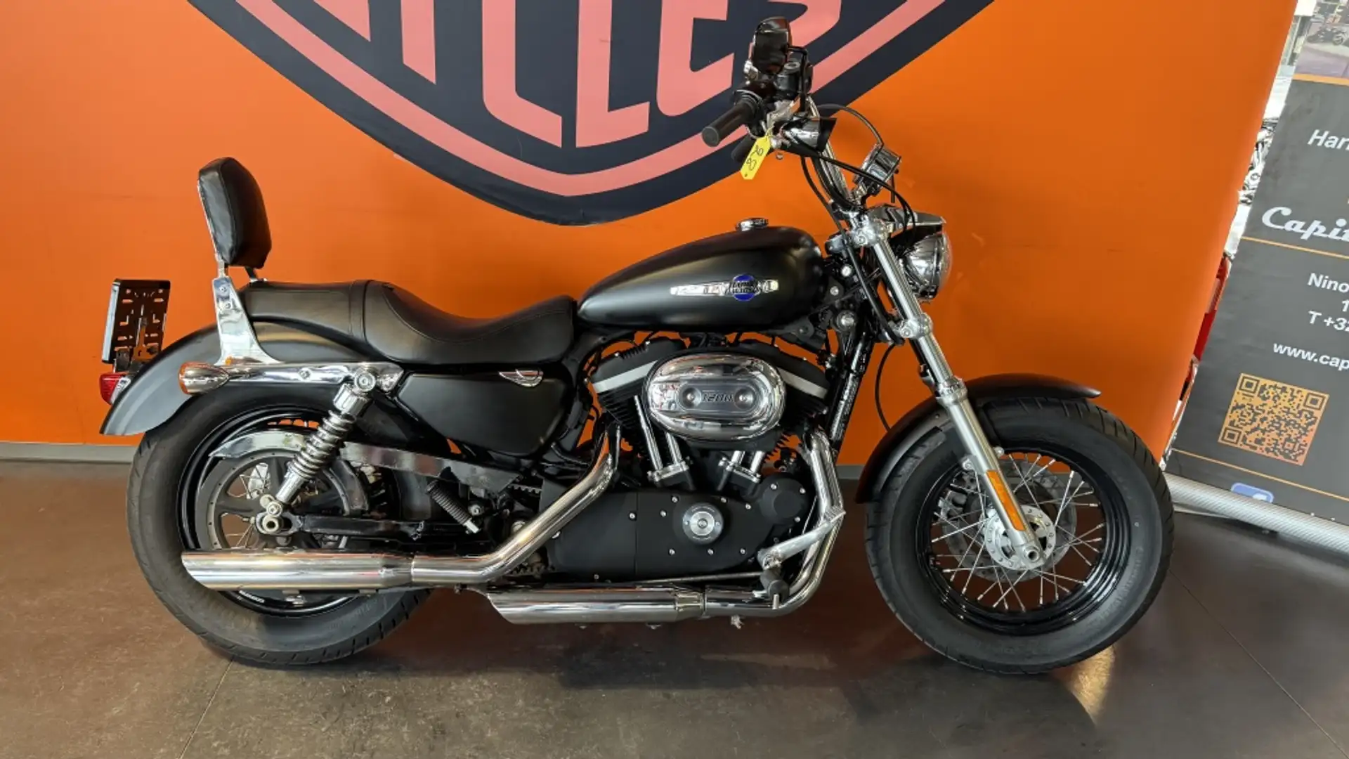 Harley-Davidson Chopper Xl1200CB Zwart - 1