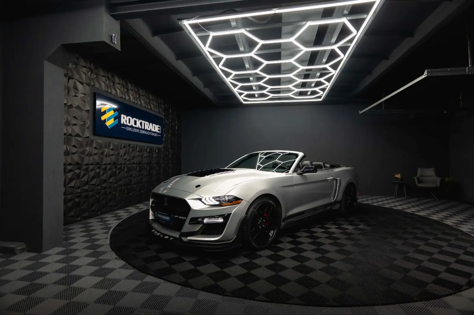 Ford Mustang Shelby 500 GT Cabrio Performance PREMIUM Silber - 1