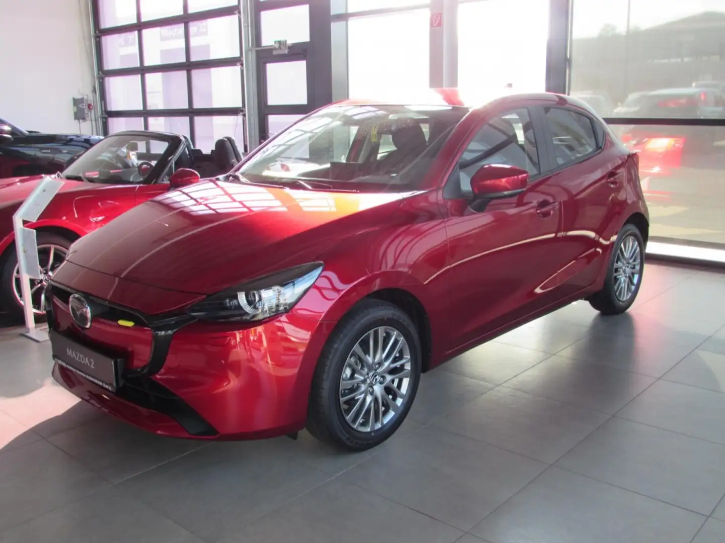 Mazda 2 1.5L e-SKYACTIV G 90 EXCLUSIVE-LINE *SALE* Klima Rot - 1
