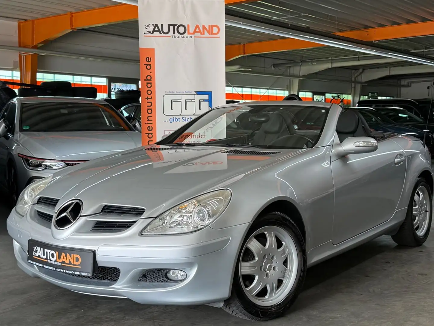 Mercedes-Benz SLK 200 Kompressor*KLIMA*NAVI*SHZG*LEDER Argent - 2