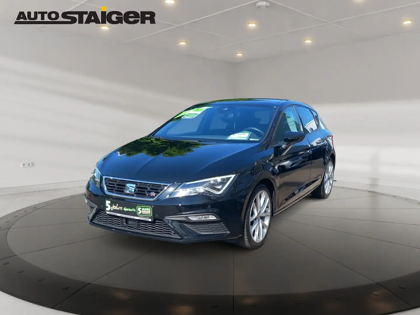 SEAT Leon 1.5 TSI FR Klimaautomatik, PDC,Schiebedach Zwart - 2