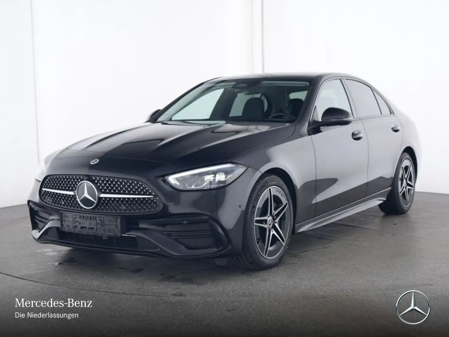 Mercedes-Benz C 180 AMG+NIGHT+LED+KAMERA+TOTW+KEYLESS+9G Schwarz - 2