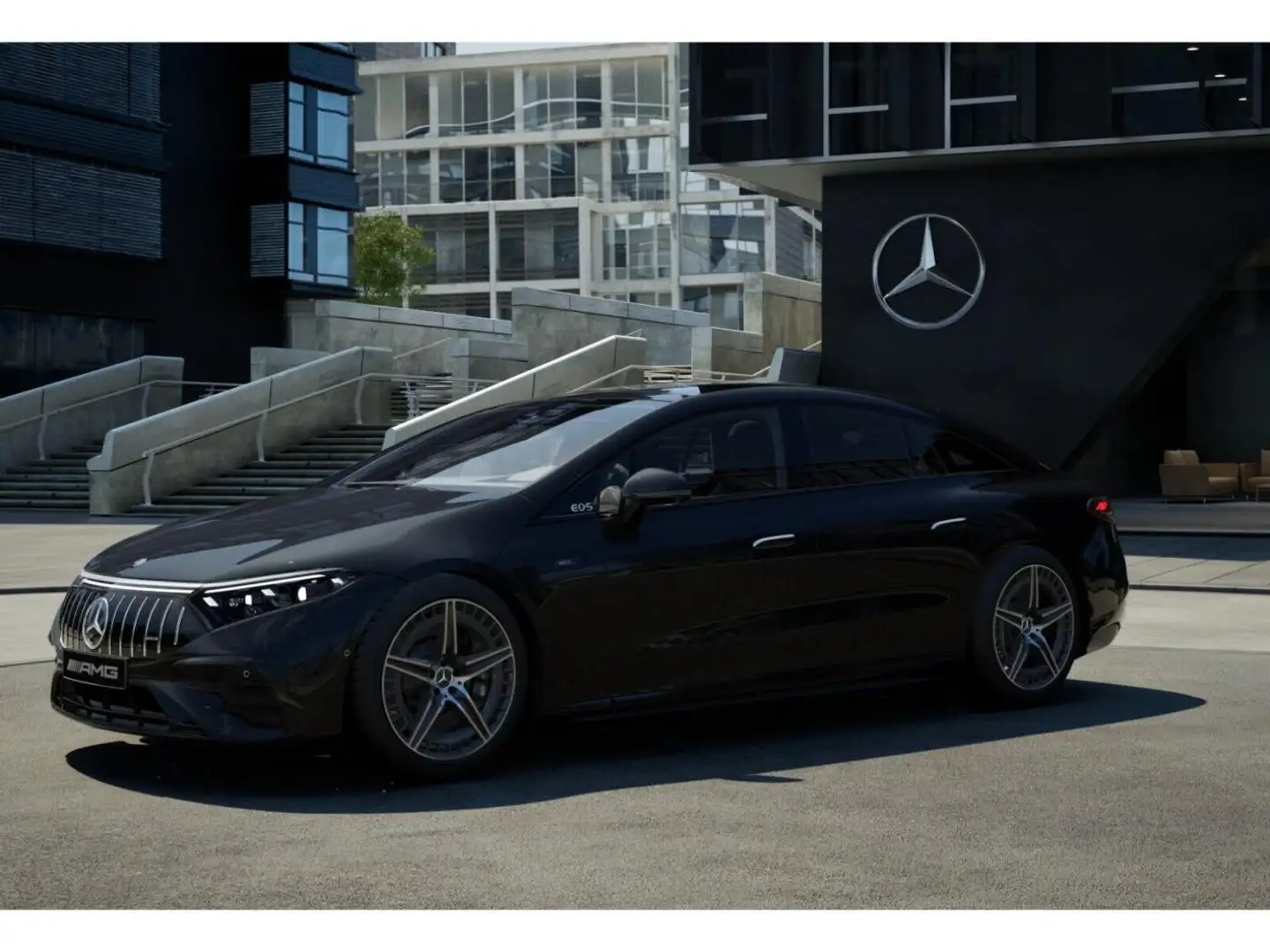 Mercedes-Benz EQS 53 AMG 4MATIC+ Hyperscreen*Burm3D*Memory*HUD Noir - 2