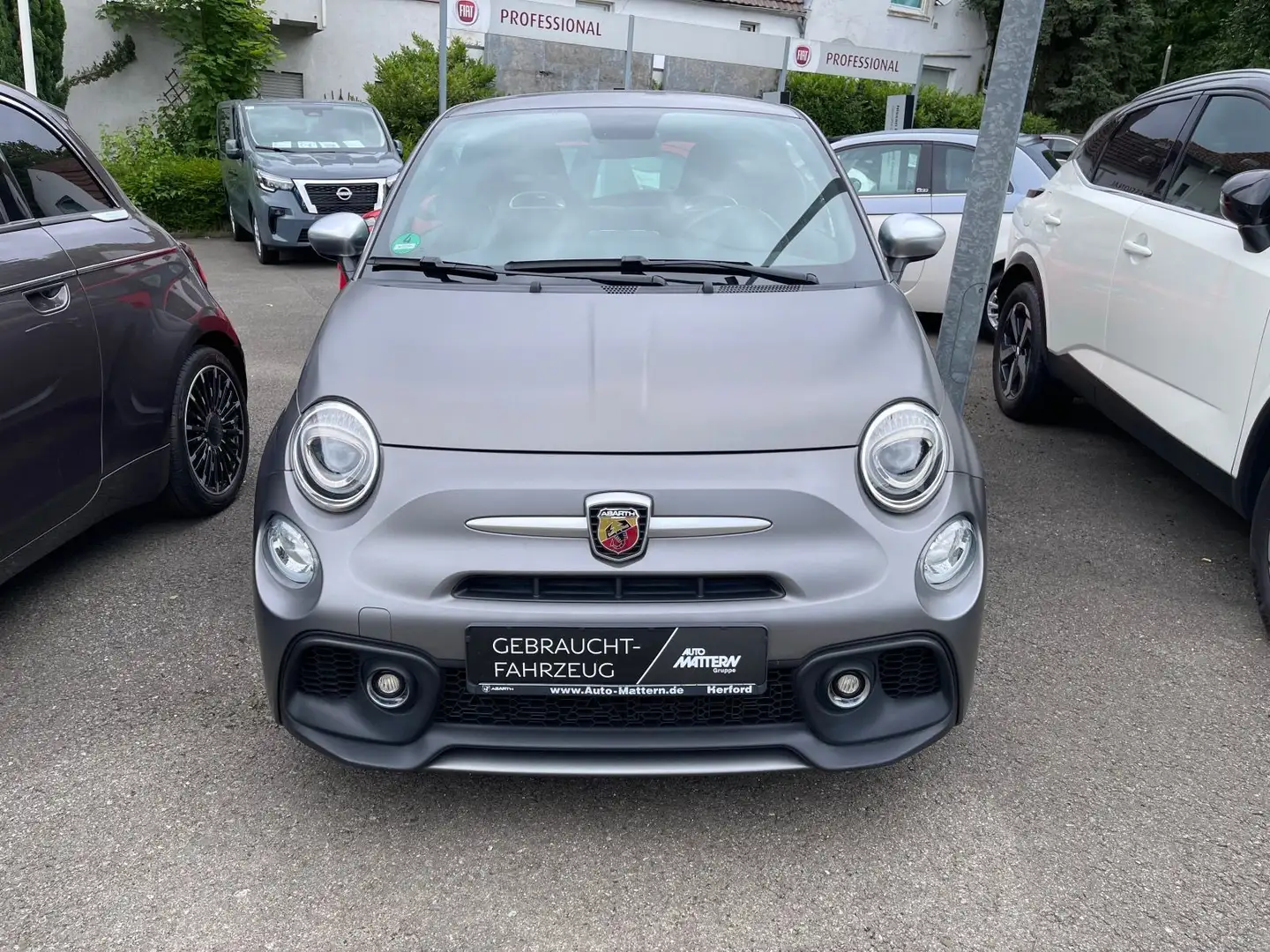 Abarth 500 Klimaaut.|NAVI|PDC|CarPlay|1.Hd Leder braun Grau - 2