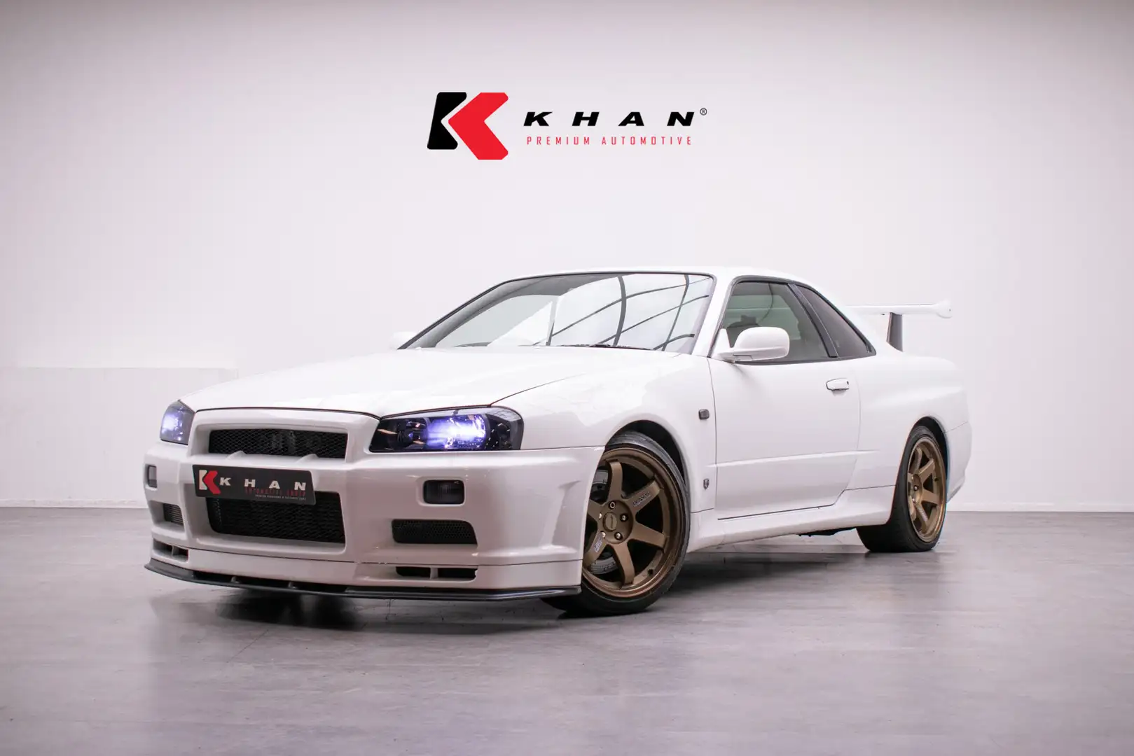 Nissan GT-R SKYLINE R34 GT-R V-spec | QM1 White | HKS RB28 | G Fehér - 1