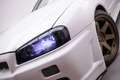 Nissan GT-R SKYLINE R34 GT-R V-spec | QM1 White | HKS RB28 | G Blanco - thumbnail 23