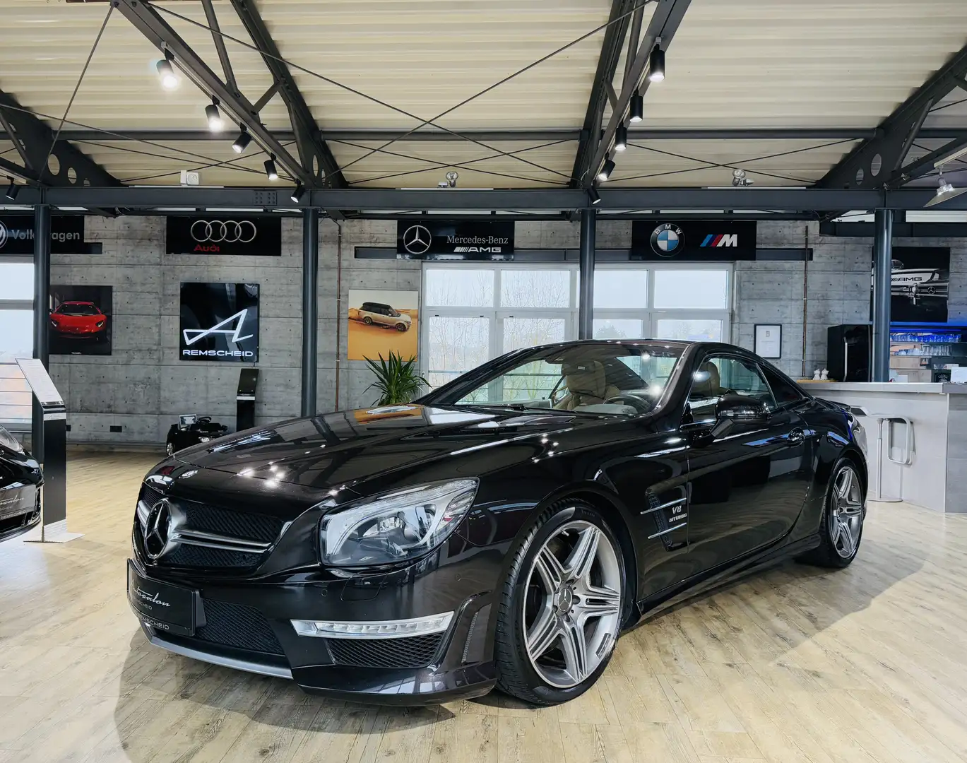 Mercedes-Benz SL 63 AMG *DESIGNO*DEUTSCH*MASSAGE*NAVI*KAM.*H&K Schwarz - 2