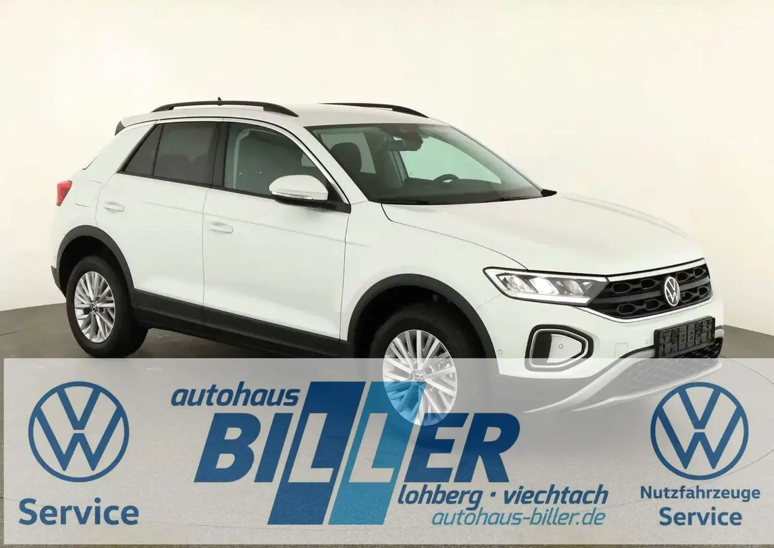 Volkswagen T-Roc 1.5 TSI DSG Life Kam|LED|ACC|SHz|AppCon. Weiß - 1