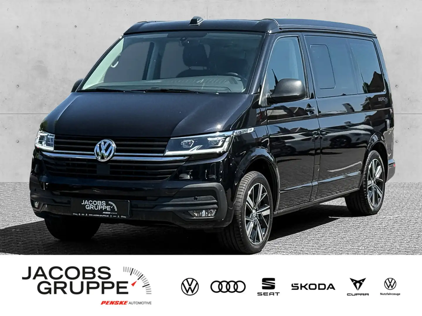 Volkswagen T6.1 California Beach 2.0 TDI LED/Navi/ACC/AHK Noir - 1