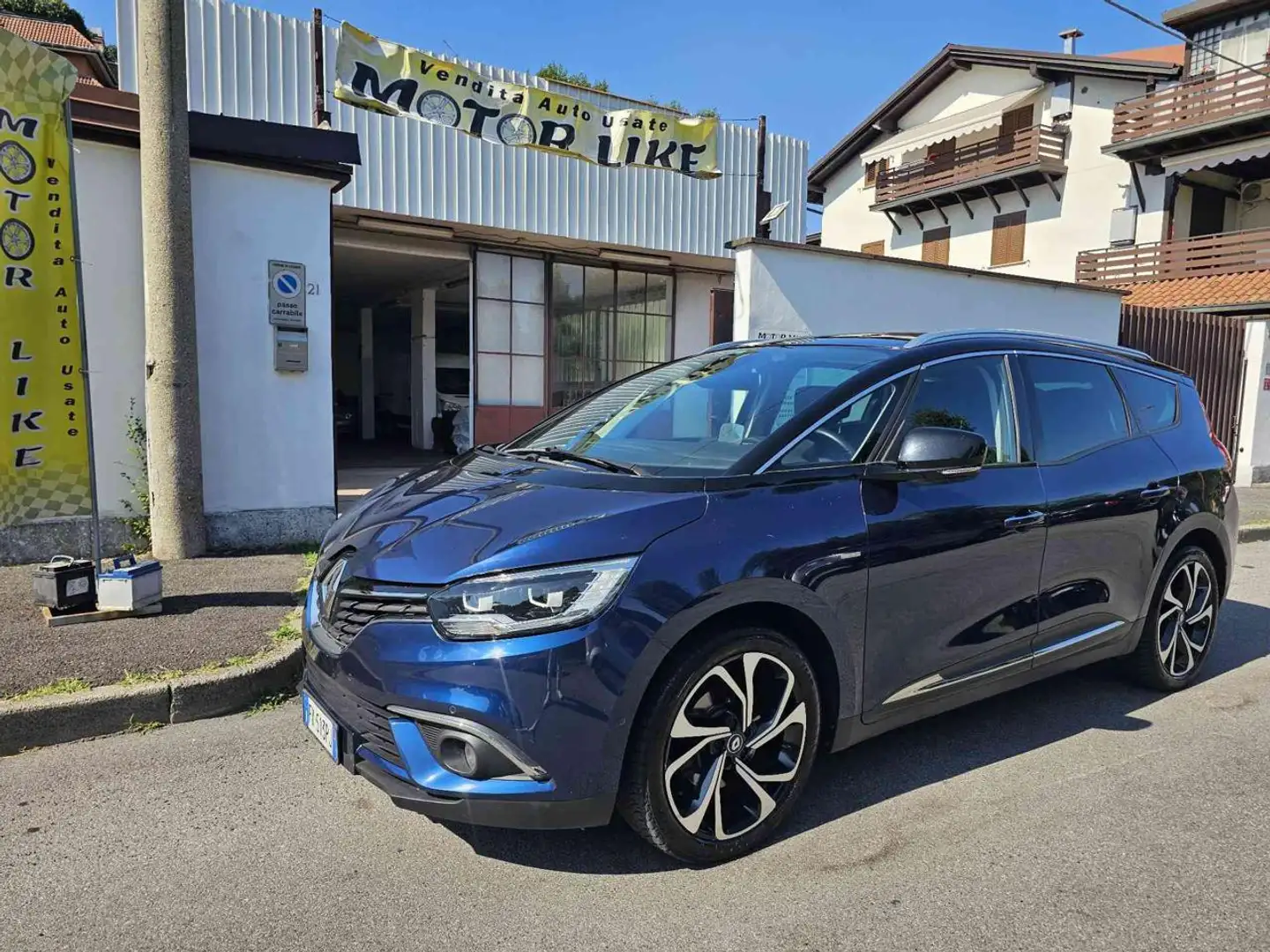 Renault Grand Scenic 7 POSTI dCi 130 CV Energy Intens Modrá - 1
