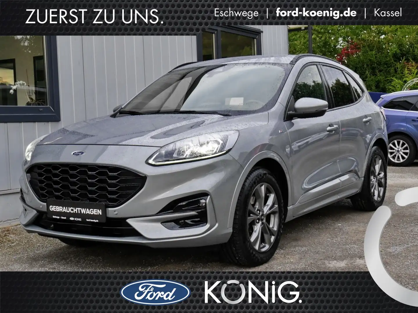 Ford Kuga ST-Line LED+Navi+Head-up-Display+Key Free Klima Argent - 1