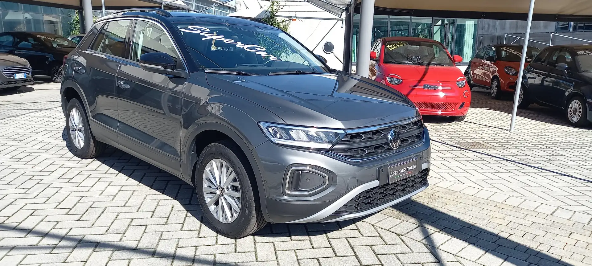 Volkswagen T-Roc 2 anni di garanzia completa 1.0 tsi life Gris - 1
