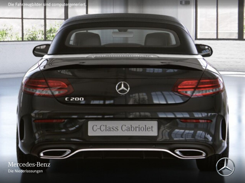 Mercedes-Benz C 200 Cabrio AMG+LED+BURMESTER+KAMERA+19"+KEYLESS — photo 9