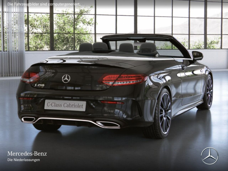 Mercedes-Benz C 200 Cabrio AMG+LED+BURMESTER+KAMERA+19"+KEYLESS — photo 5