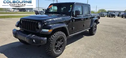 Black 2026 Jeep Gladiator Willys '41 4dr Crew Cab 4WD Pickup Truck Four-Wheel Drive 8-Speed Automatic