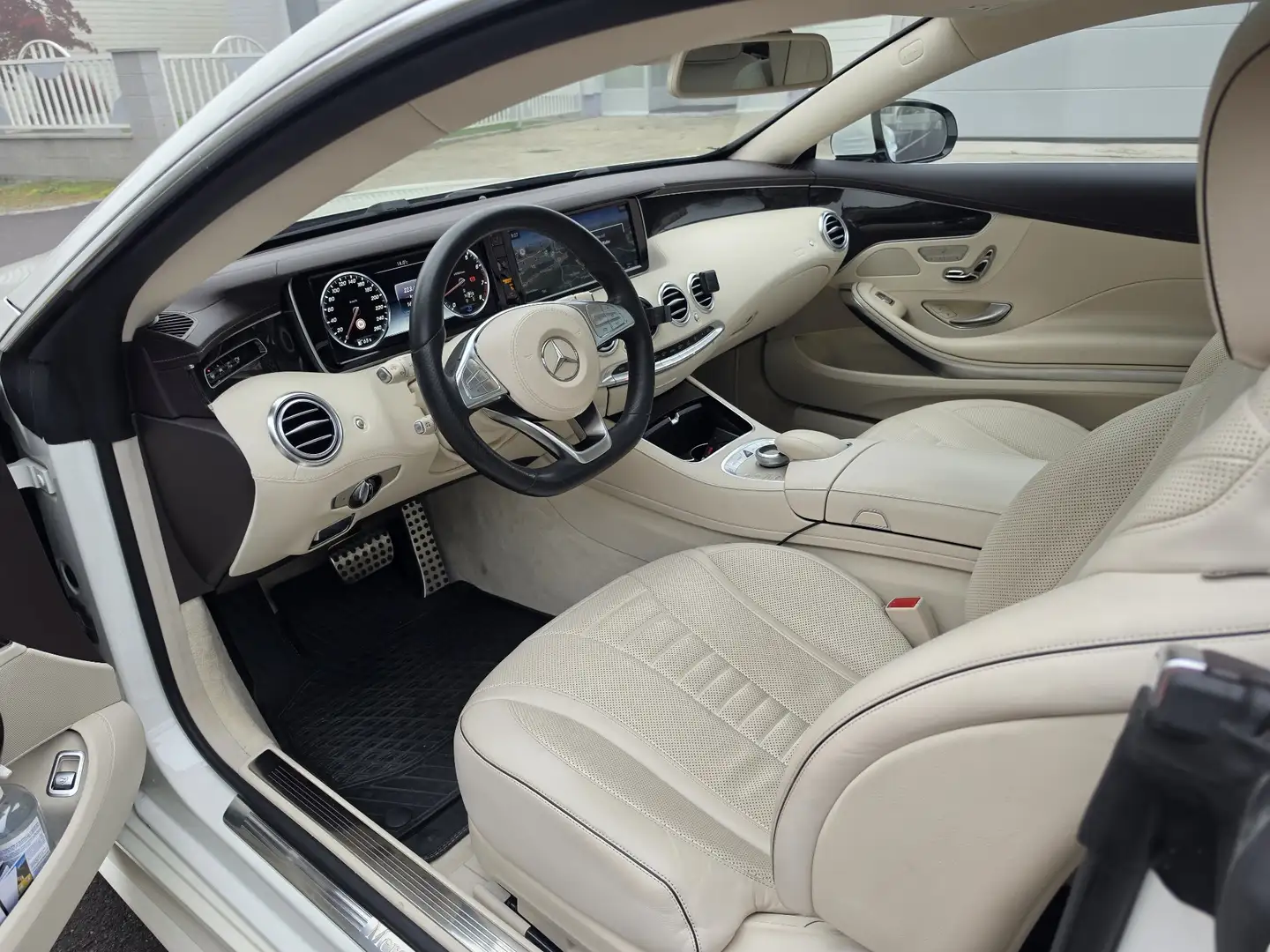 Mercedes-Benz S 400 S400 4MATIC Coupe Aut. Weiß - 1