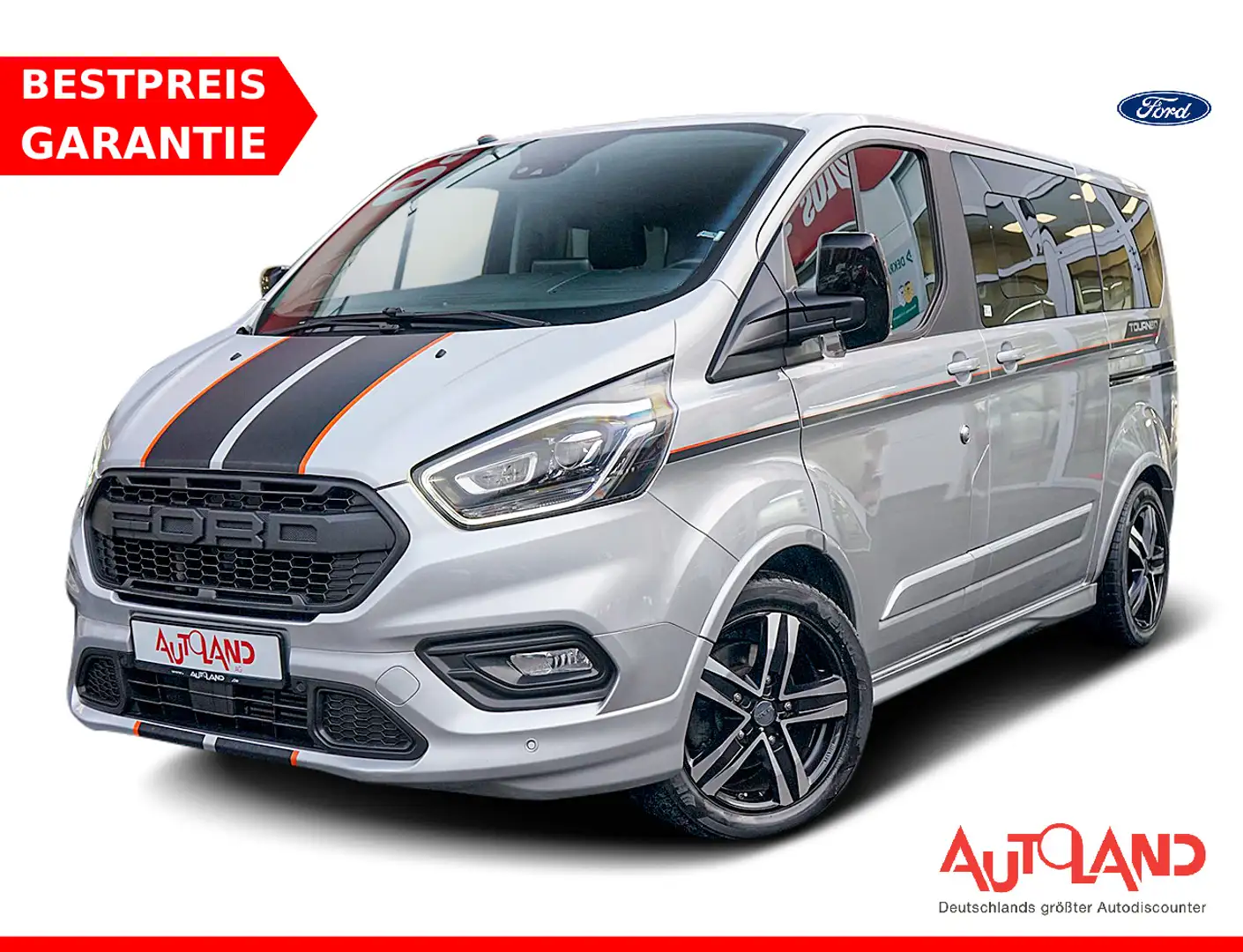 Ford Tourneo Custom 2.0 TDCi L1 Titanium Standheizung Silber - 1