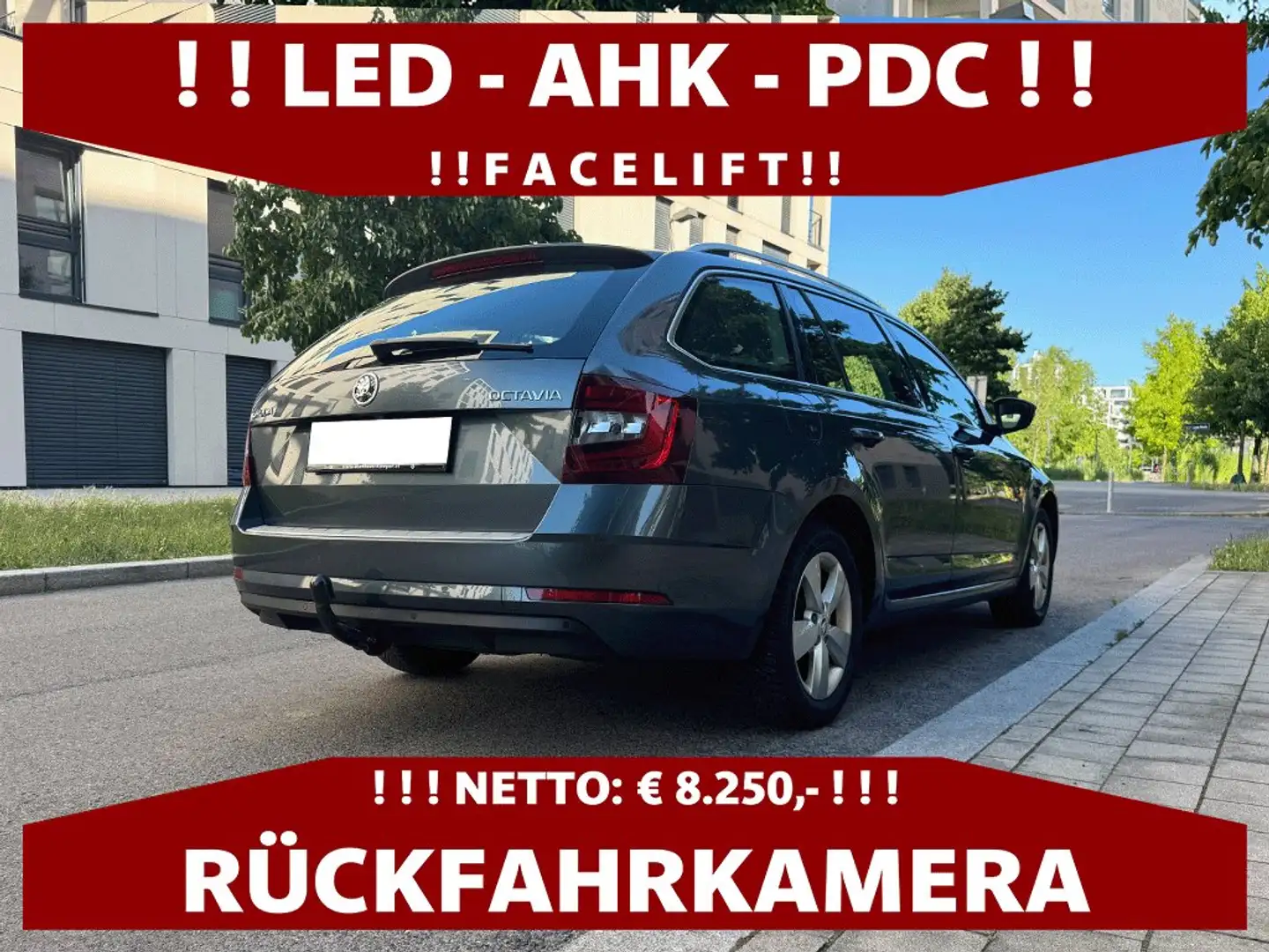 Skoda Octavia 1,6 TDI Style Limited | LED | KAMERA | NAVI | AHK Gris - 2