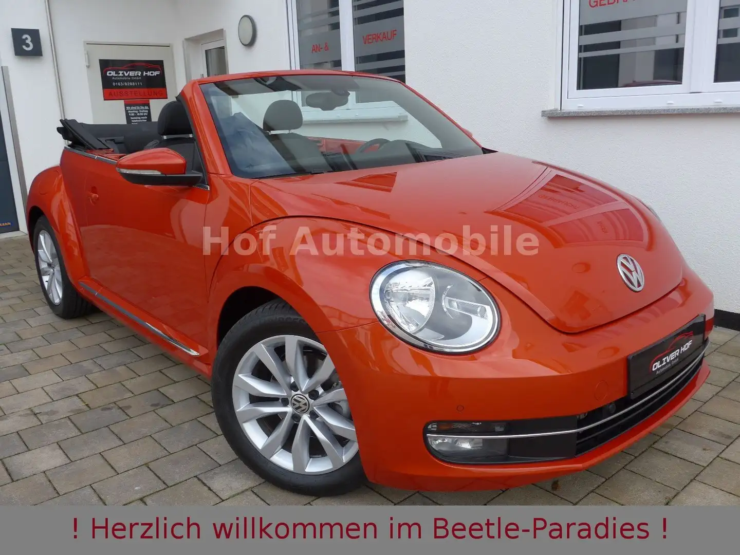 Volkswagen Beetle 1.2TSI Design Navi SHZ Klimaaut PDC Oranje - 1