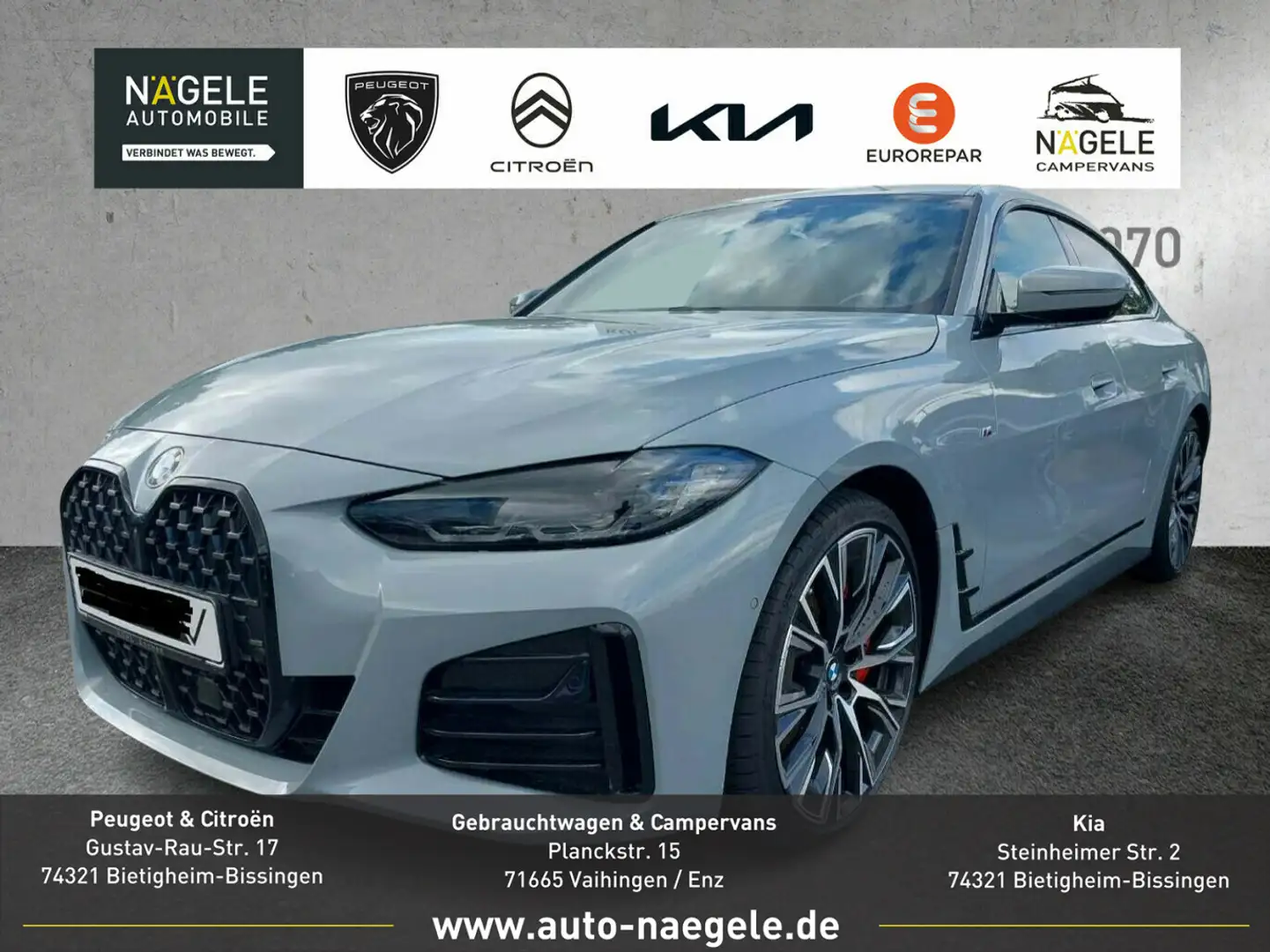 BMW 430 430d GC xDrive MSport|HeadUp+GD+ACC+H&K+360°+AHK Grau - 1