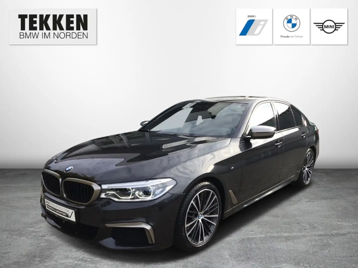 BMW 550 d xDrive AHK/ACC/GSD/HUD/HarmanKardon/360Grad Gris - 1