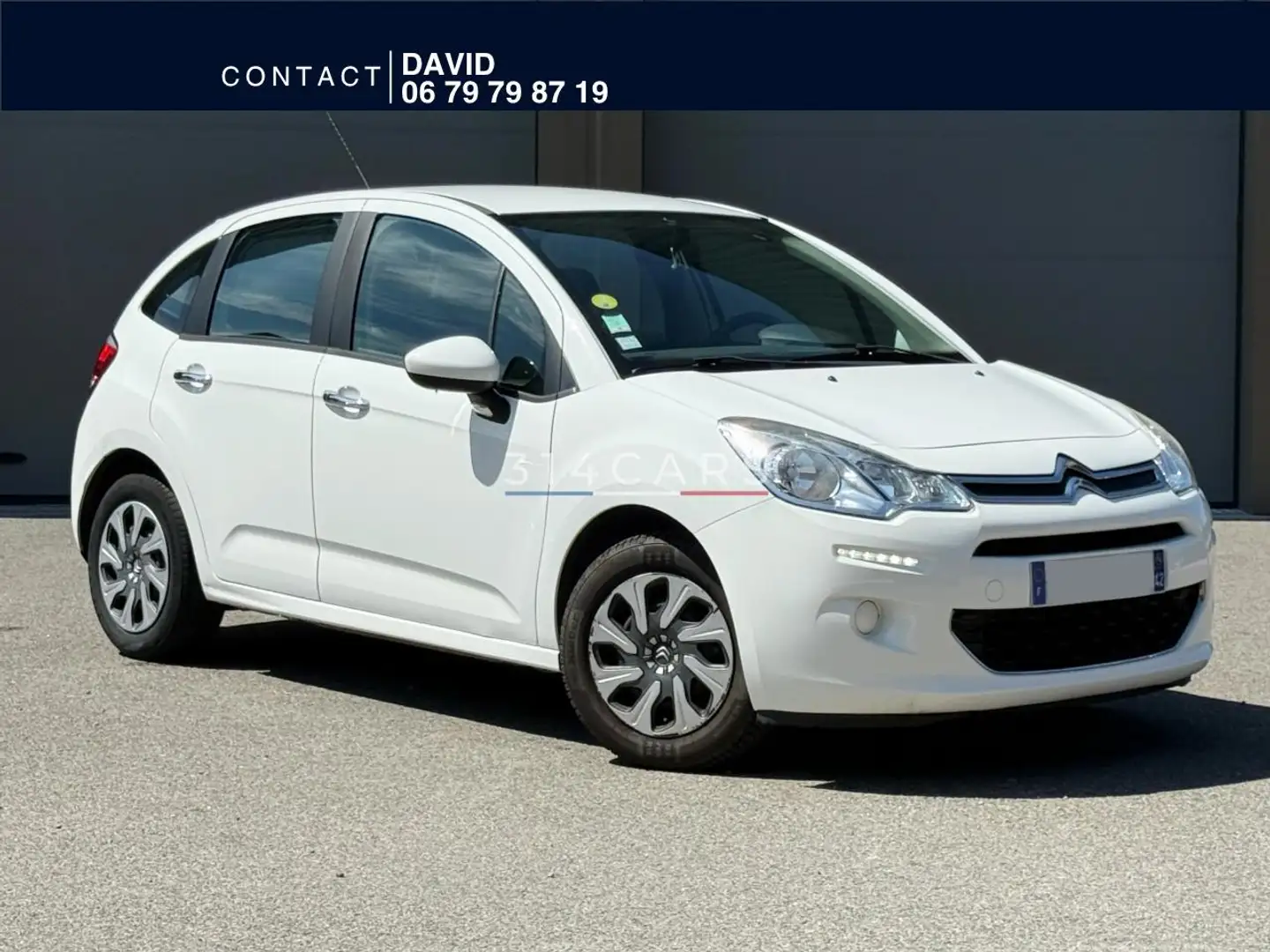 Citroen C3 C3 1.4 HDI 70 Confort - PHASE 2 Blanc - 1