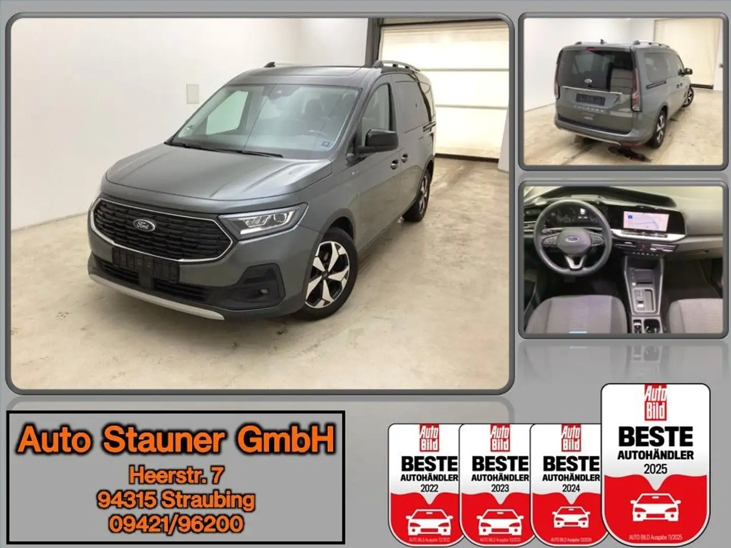 Ford Grand Tourneo Connect Active 1.5 Automatik/AHK/ Gris - 1