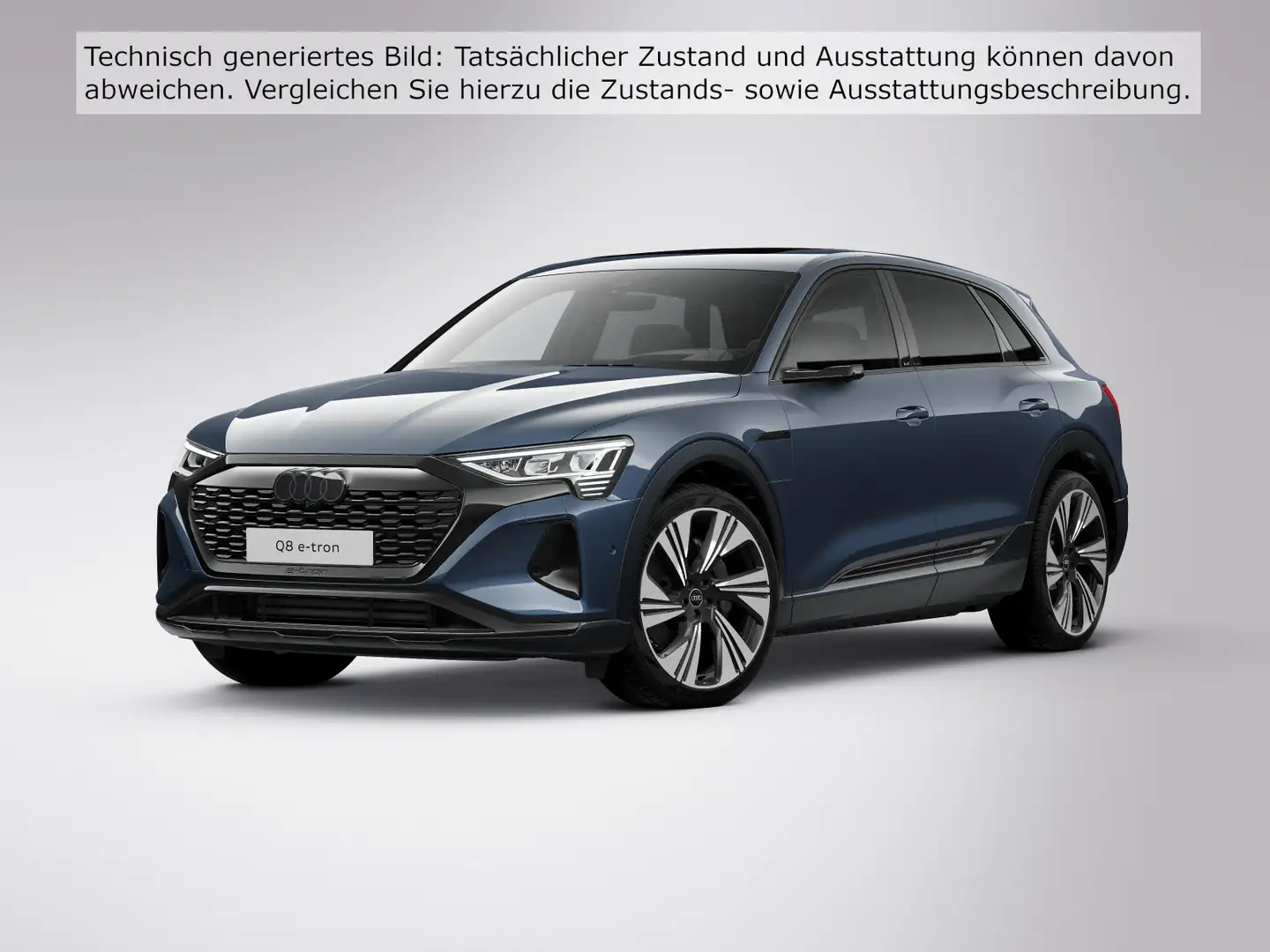 Audi Q8 e-tron 55 S line quattro B&O HeadUp Navi ACC Blau - 2