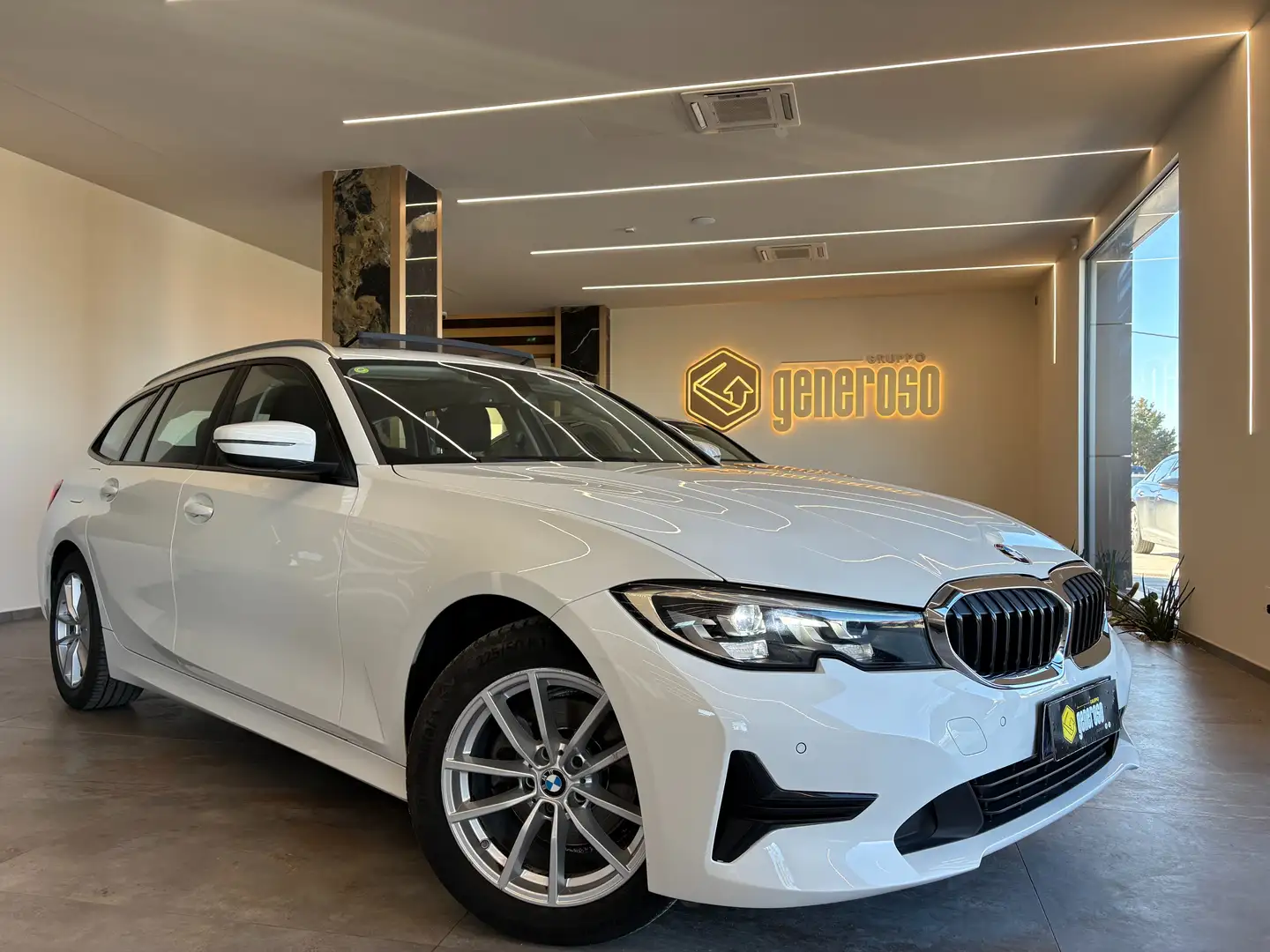 BMW 320 Touring 320d Touring mhev 48V auto IVA Esposta Blanco - 1