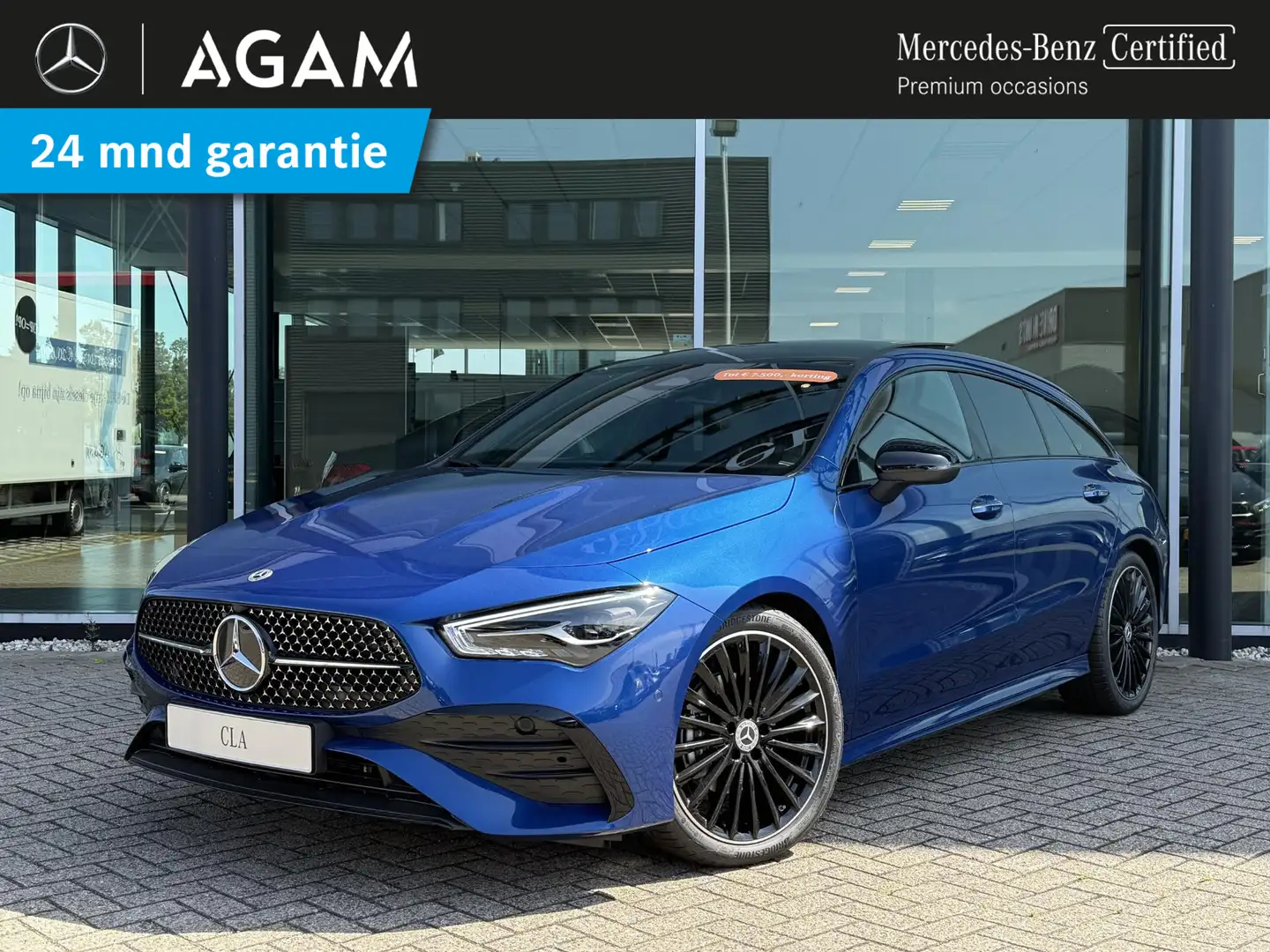 Mercedes-Benz CLA 180 Shooting Brake AMG Line Bleu - 1