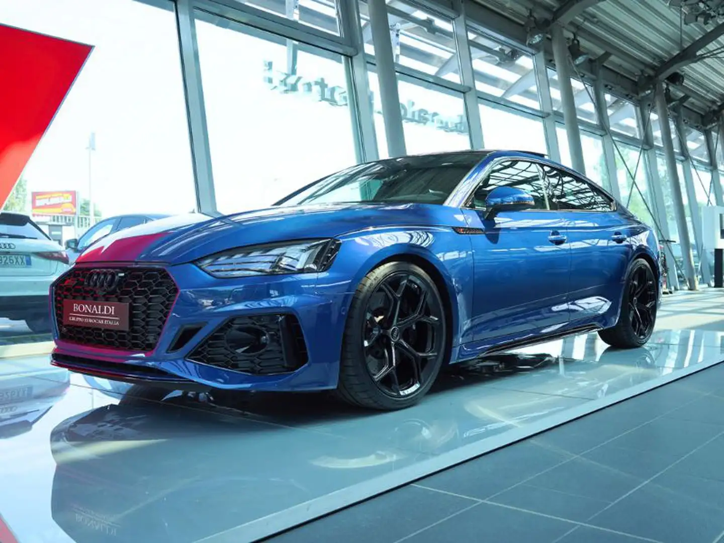 Audi RS5 sportback 2.9 tfsi competition plus quattro 450cv Blauw - 1