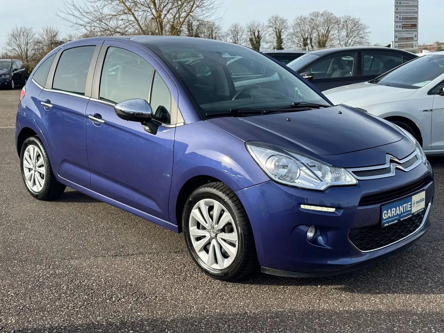 Citroen C3 Selection Pano-D Pdc Temp Sitzheiz Tüv/Hu/Neu Blau - 2