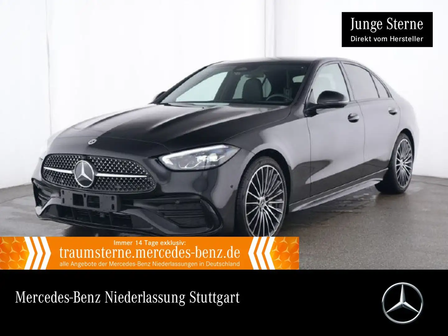 Mercedes-Benz C 180 AMG+NIGHT+LED+KAMERA+19"+TOTW+KEYLESS+9G Schwarz - 1
