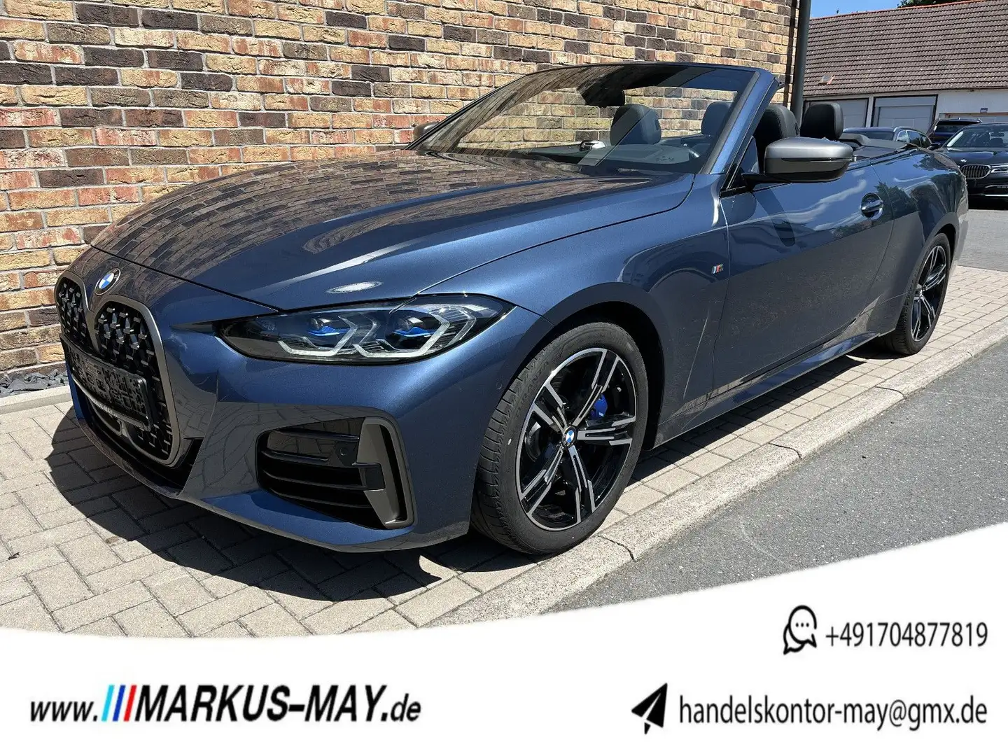 BMW M440i xDrive Cabrio Laser Leder HUD CockpProf Bleu - 1