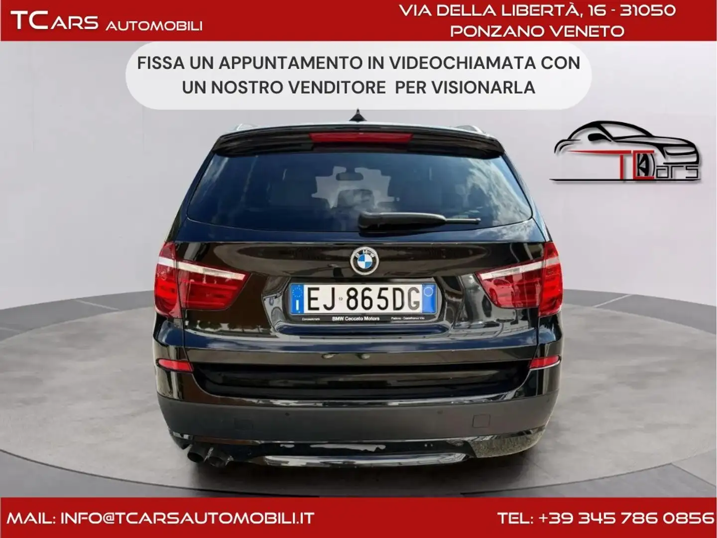 BMW X3 3.0 XDRIVE-KM UFFICIALI BMW-GARANZIA 3 ANNI TOP Noir - 1