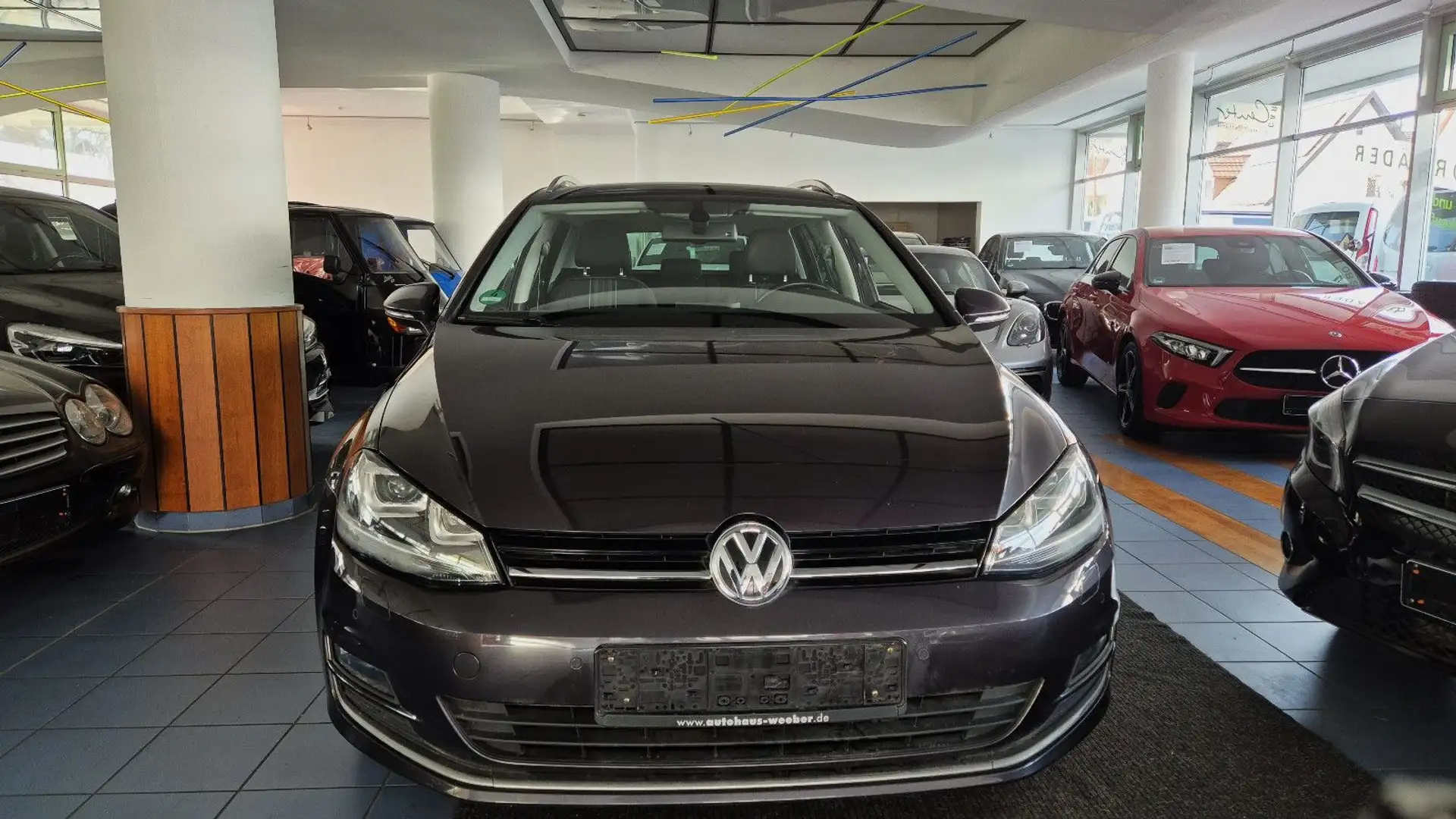 Volkswagen Golf VII Lounge/AHK/BiXen/BT/Navi/PTS/SHZ/Temp Grigio - 2