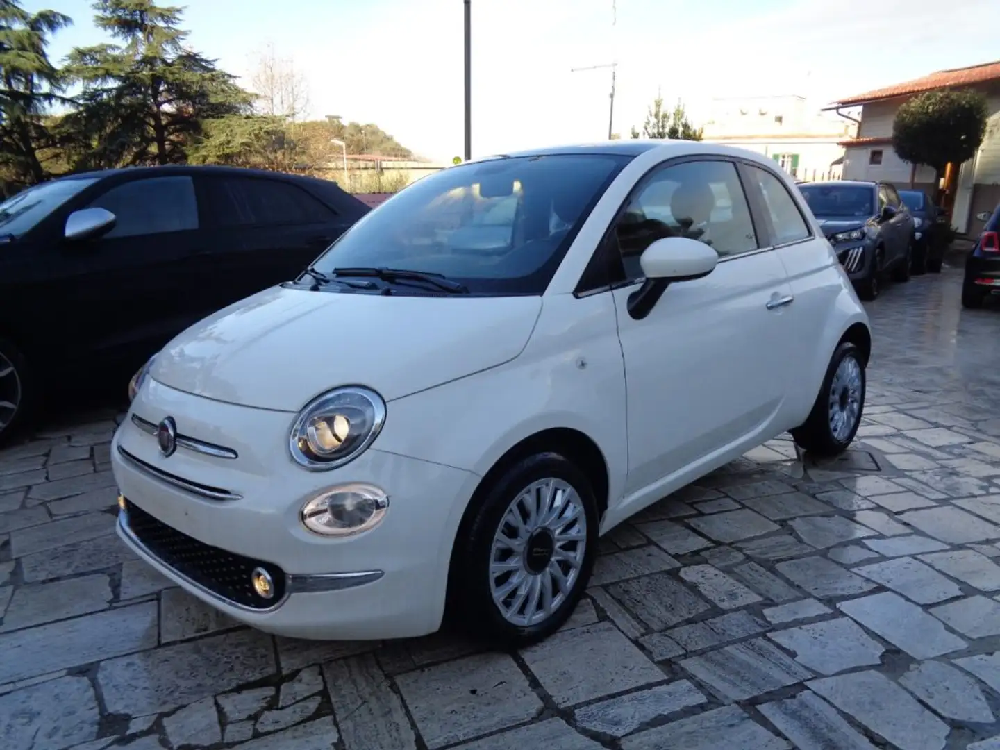 Fiat 500 1000 HYBRID 70 CV CARPLAY CLIMAUTO PDC TETTO Bianco - 1