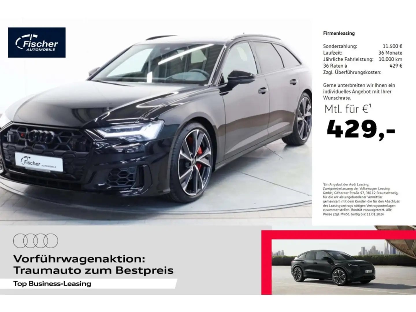 Audi S6 Avant TDI quattro Negru - 1