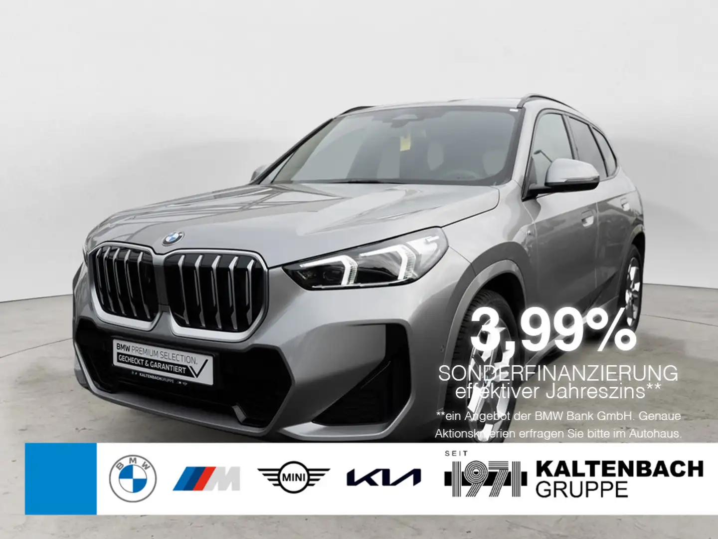 BMW X1 sDrive 20i M-Sport AHK PANO ACC NAVI H/K Silber - 1