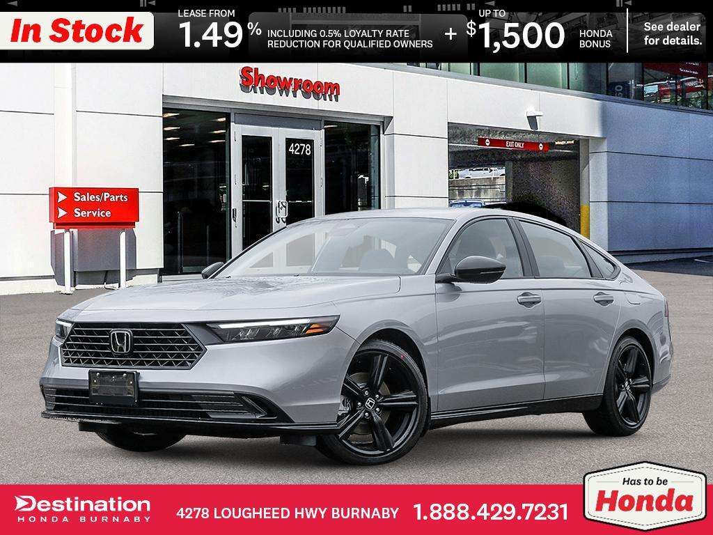 SOLAR REFLECTION SILVER METALLIC 2026 Honda Accord Hybrid Sedan Front-Wheel Drive Automatic
