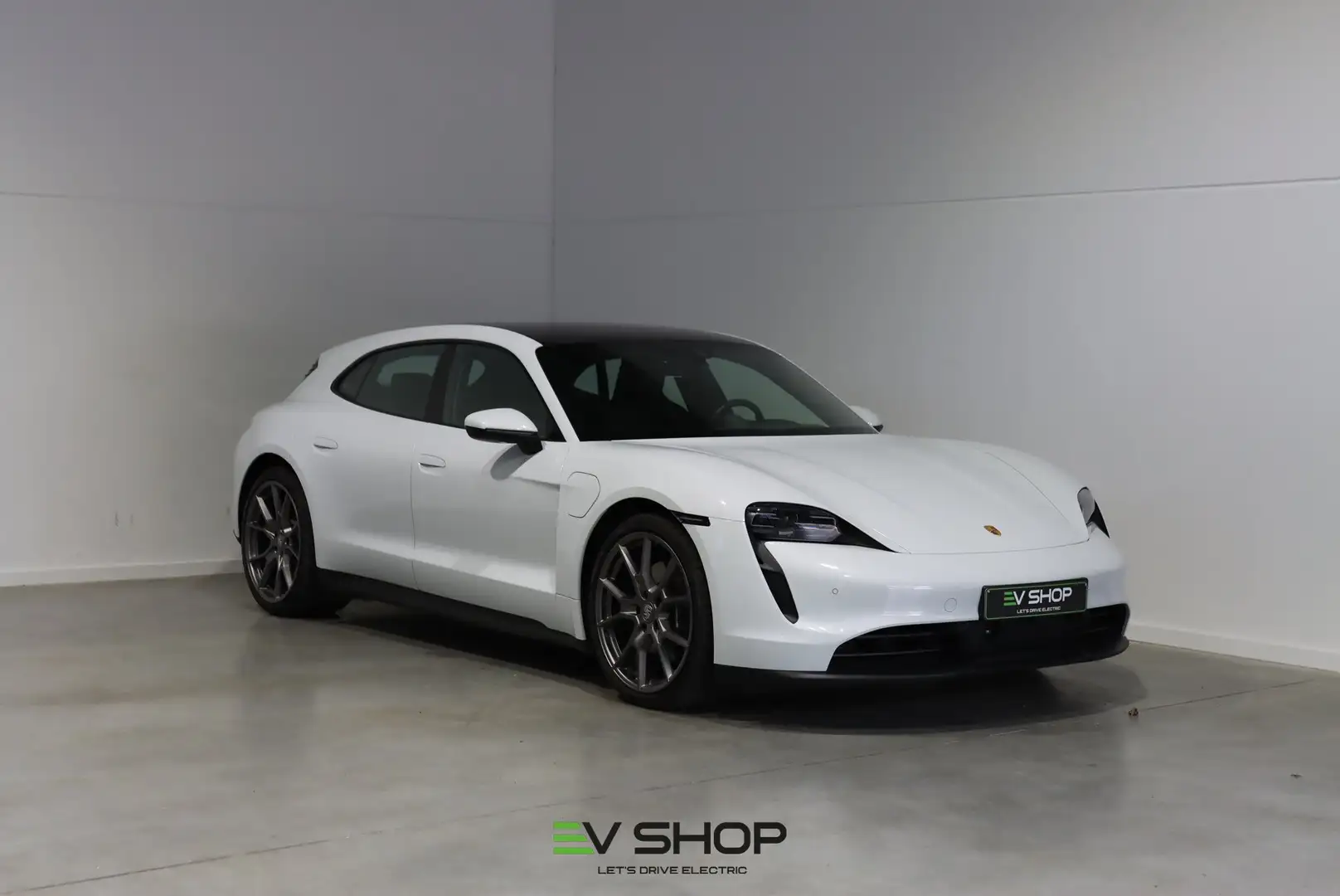 Porsche Taycan Sport Turismo - 93.4 kWh - ACC - BTW wagen Wit - 1